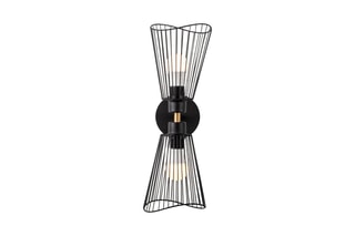 Wandlamp Zeyno Zwart
