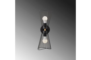 Wandlamp Zeyno Zwart