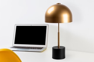 Tafellamp Mixed - Goudkleurig en Zwart - 40 W
