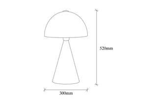 Tafellamp Dodo - Wit en Goudkleurig - 40 W