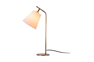 Tafellamp Salihini - Goudkleurig en Beige