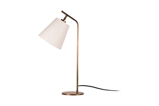 Tafellamp Salihini - Goudkleurig en Beige
