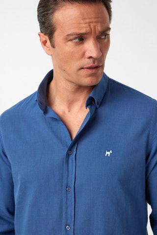 Camisa - Azul-escuro