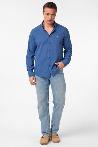 Camisa - Azul-escuro