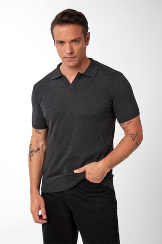 Polo - Anthracite chiné