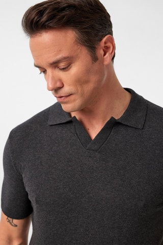 Polo - Anthracite chiné
