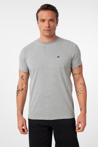 2 t-shirts - Noir et gris chiné