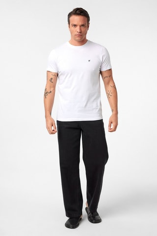 2 t-shirts - Blanc et beige