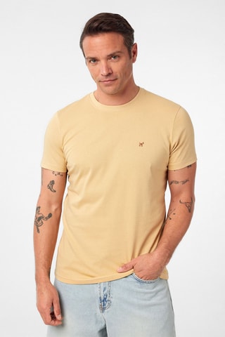 2 t-shirts - Blanc et beige