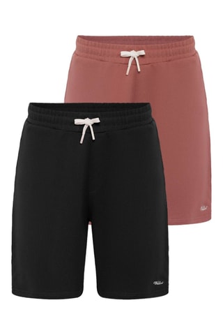 2 shorts - Noir et bordeaux
