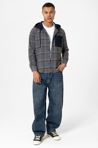Sobrecamisa com capuz - Antracite