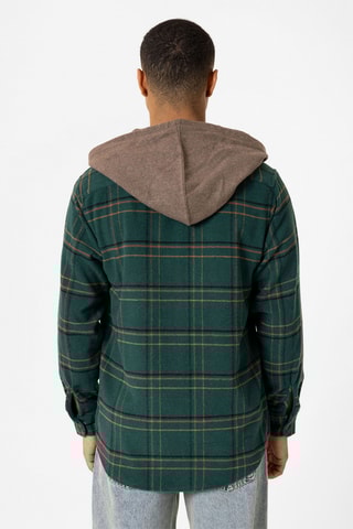 Sobrecamisa com capuz - Verde