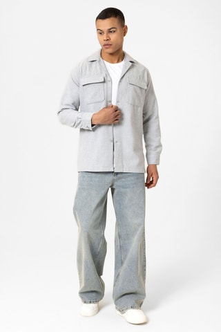 Sobrecamisa - Cinzento-claro
