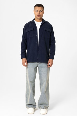 Sobrecamisa - Azul-marinho