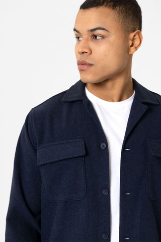 Sobrecamisa - Azul-marinho