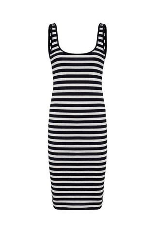 2 robes fourreau - Noir et blanc
