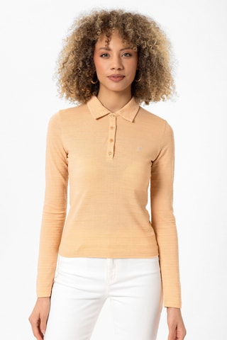 2 polos - Beige et rose chiné