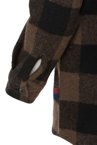 Surchemise à capuche - Marron et noir