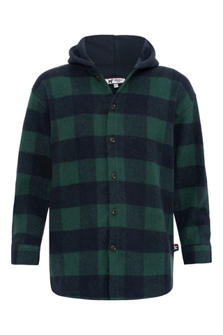 Surchemise à capuche - Vert foncé et bleu marine