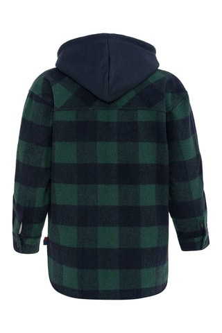 Surchemise à capuche - Vert foncé et bleu marine