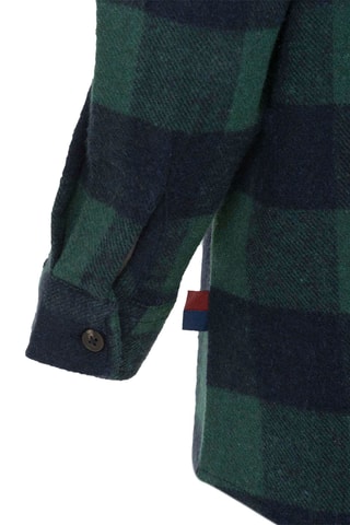 Surchemise à capuche - Vert foncé et bleu marine
