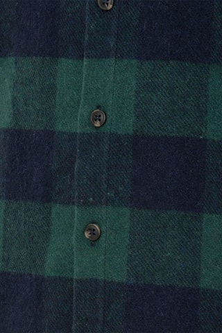 Surchemise à capuche - Vert foncé et bleu marine