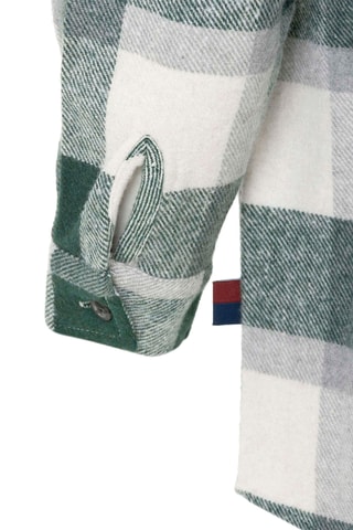 Surchemise à capuche - Vert et blanc