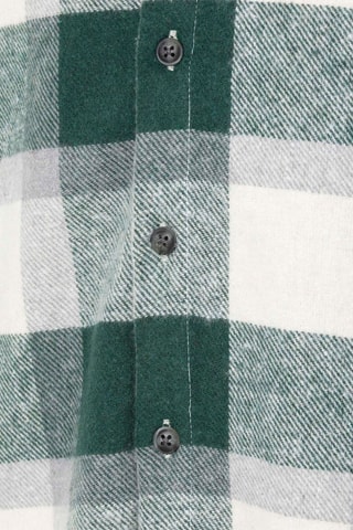 Surchemise à capuche - Vert et blanc