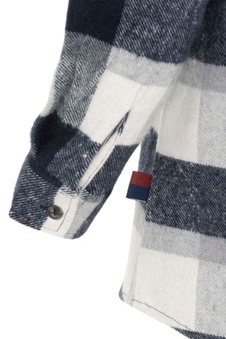 Surchemise à capuche - Bleu marine et blanc