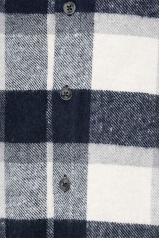 Surchemise à capuche - Bleu marine et blanc