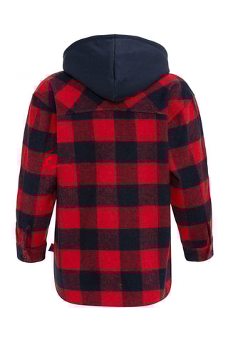 Surchemise à capuche - Rouge et noir