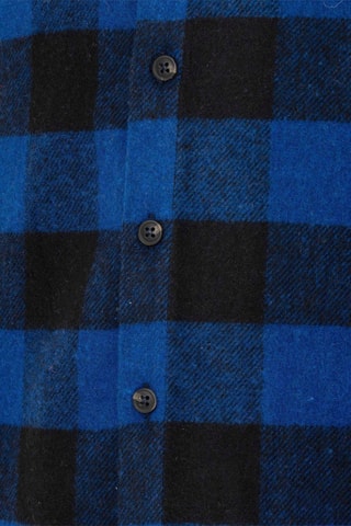 Surchemise à capuche - Bleu et noir