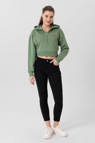Sweat à capuche - Vert