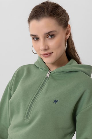 Sweat à capuche - Vert