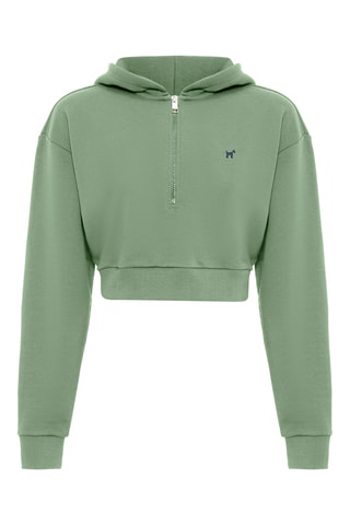 Sweat à capuche - Vert