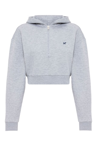 Sweat à capuche - Gris chiné