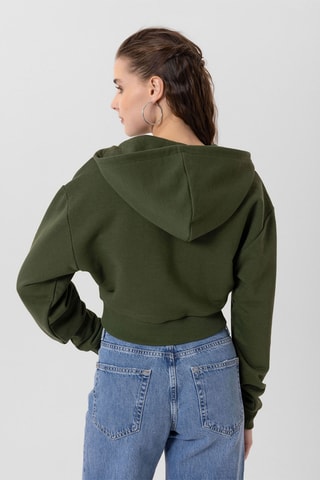 Sweat à capuche - Kaki