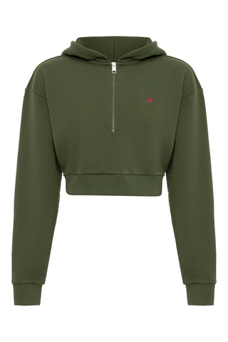 Sweat à capuche - Kaki