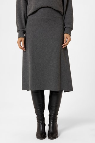 Jupe midi - Anthracite