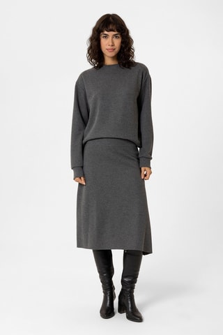 Jupe midi - Anthracite