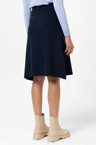 Jupe midi - Bleu marine