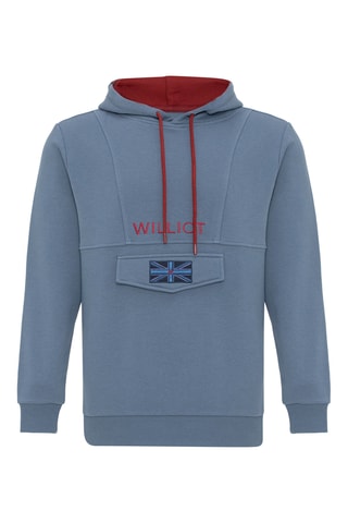 Sweat à capuche - Bleu