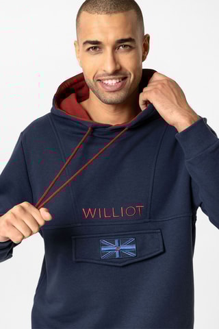 Sweat à capuche - Bleu marine