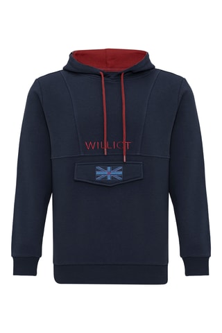 Sweat à capuche - Bleu marine
