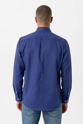 2 chemises - Bleu marine et blanc