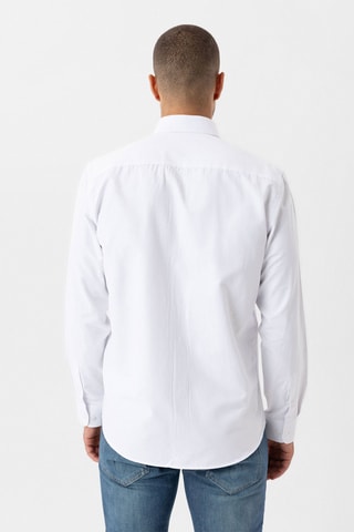 2 chemises - Blanc et bleu marine