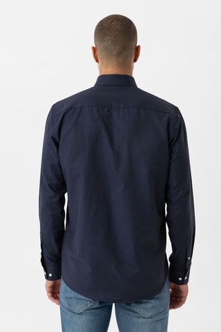 2 chemises - Blanc et bleu marine