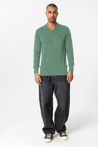 Pull - Vert chiné