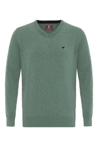 Pull - Vert chiné