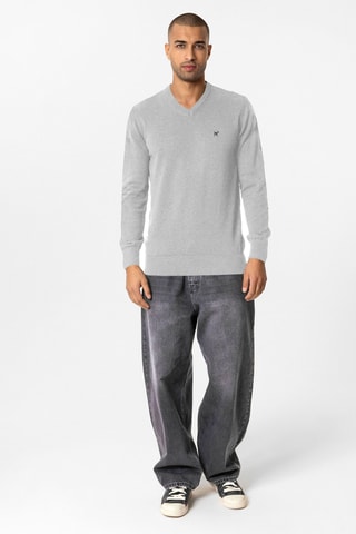 Pull - Gris clair chiné